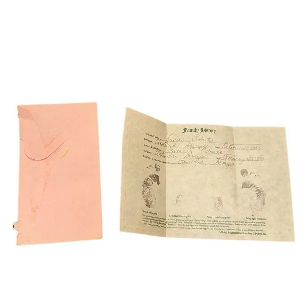 Cabbage Patch Kid misc  1978-1983 Original Appalachian Artworks Inc. By Coledo